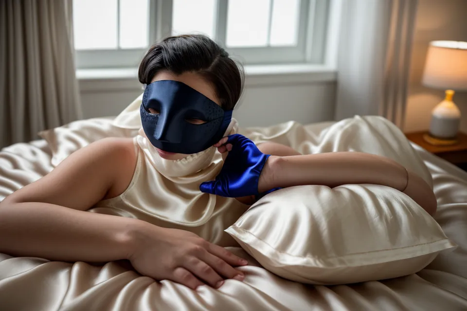 Coffret de méditation guidée et carnet de sommeil léger posés sur un lit