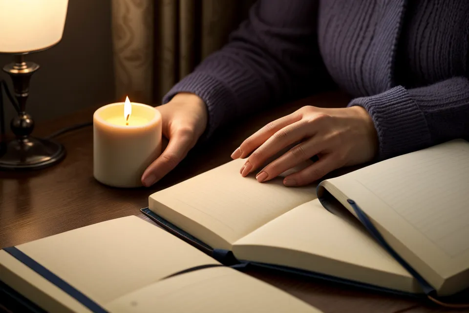 Smartphone posé face contre table pour couper les notifications avant une séance de méditation guidée