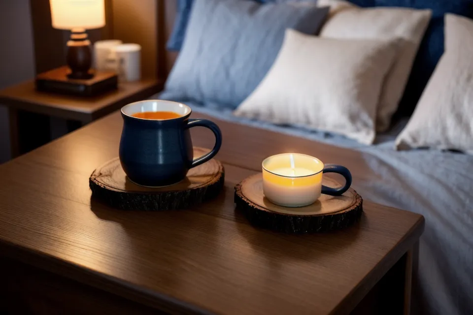 Fenêtre sous la pluie nocturne, ambiance calme pour un rituel du soir et mieux dormir