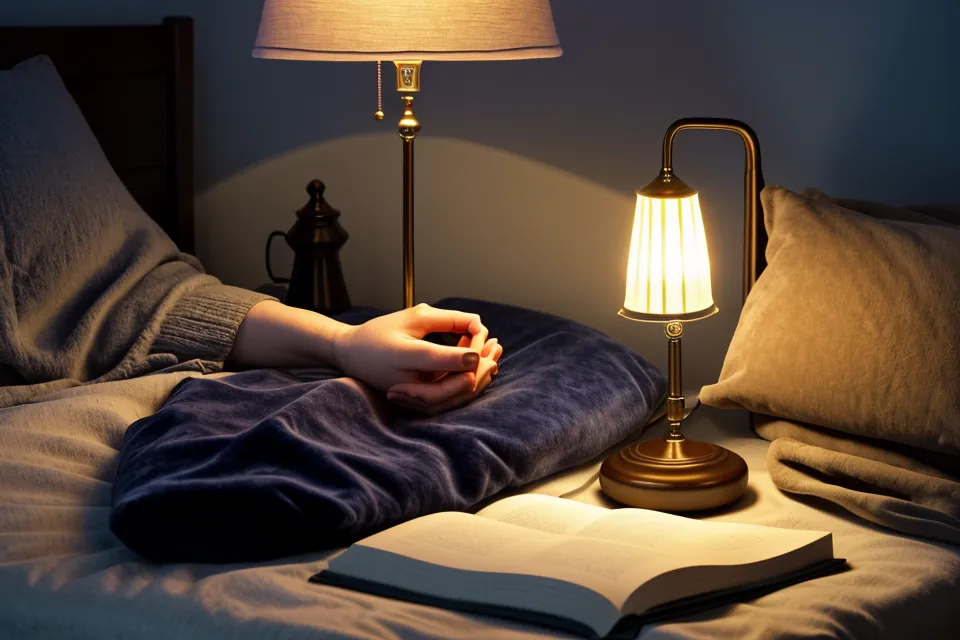 Réglage d'une machine à bruits blancs sur la table de nuit, pour stabiliser un sommeil léger