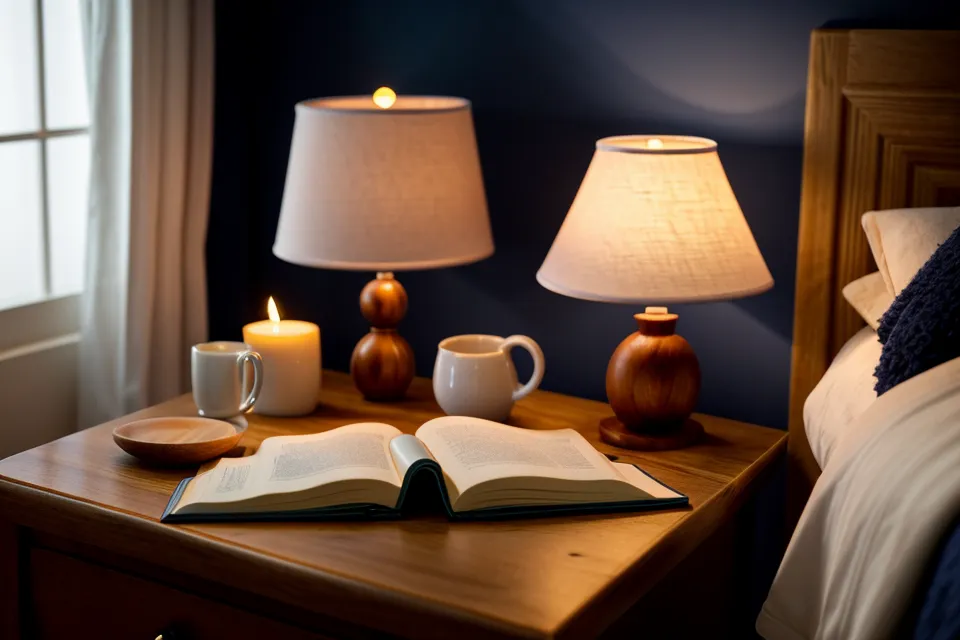Mains posées sur des draps frais dans une lumière tamisée, détente avant de dormir
