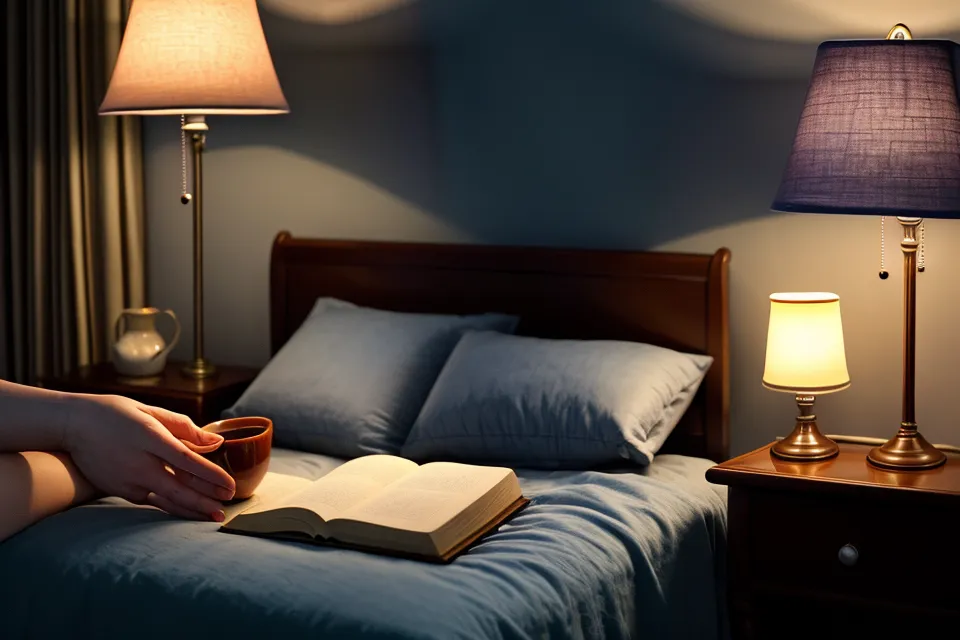 Fenêtre de nuit avec rideaux fins et lueur de bougie pour un rituel du soir apaisé
