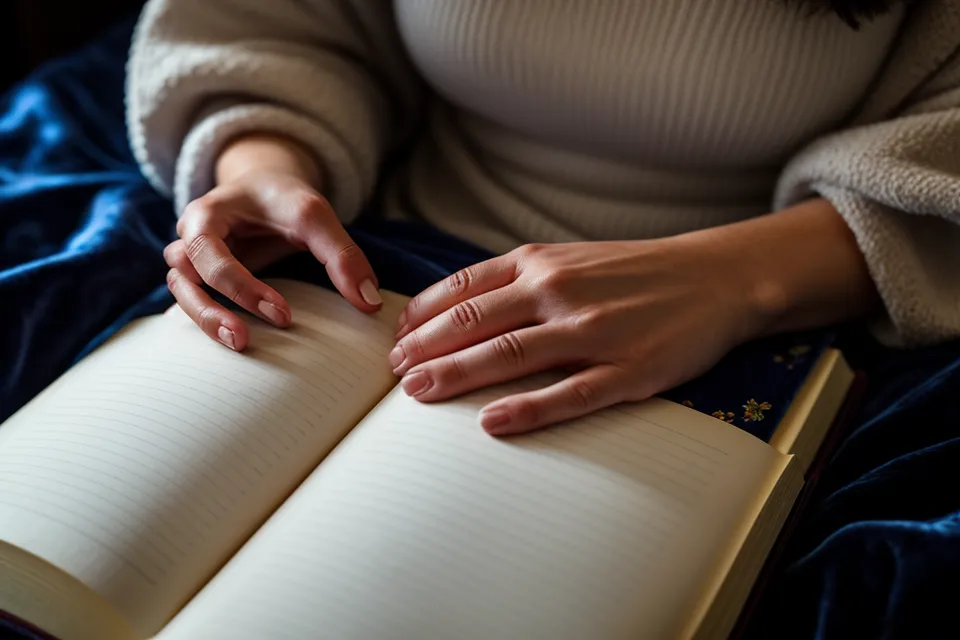 Massage doux de la mâchoire, la zone de tension qu'on oublie souvent le soir