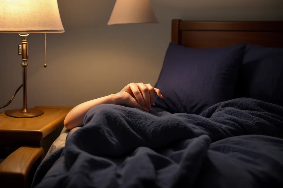 Téléphone reposé loin du lit, premier geste d'hygiène numérique pour mieux dormir quand on a le sommeil léger
